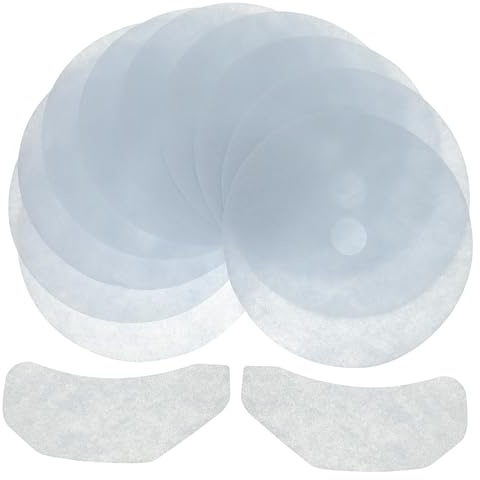 Tumble Dryer Cotton Filter White Replacement Lint Screen 235x37mm | 6 Pack Exhaust Set, Intake Filter Included, Easy Install with Wide Compatibility and High Efficiency Filtration