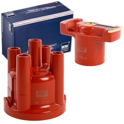 BandelOne enthält Beru Verteilerkappe + Verteilerfinger für Arosa Caddy 2 Golf 3 Lupo Polo
