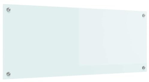 vidaXL Küchenrückwand Milch 100 x 40 cm Gehärtetes Glas