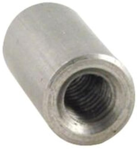 10 zylindrische Hülsen mit Gewinde M18 mm – Edelstahl A2. D-Work