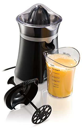 Hamilton Beach FreshMix Black Electric Citrus Press – Electric Citrus Presses (Black)