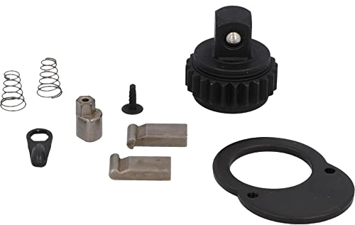 KEINEMARKE Goodyear Kit de réparation pour clé dynamométrique modèle 75522 10 pièces avec entraînement 1/2 (12,5 mm) pour réparer la tête de cliquet, Noir/Argent