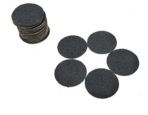 LiFBeauTiFul 100pcs Replaceable Sanding Paper With Disk 25mm Pedicure Sandpaper Nail Drill Bit Accessories Salon Foot Calluse Tool home (Color : Smooth240-Disk)