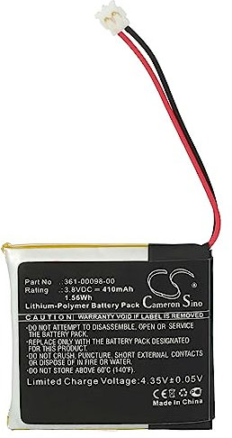 vhbw Batterie Compatible avec Garmin Fenix 5X, 5X Running smartwatch Montre connectée Bracelet Fitness (410mAh, 3,8V, Li-polymère) + Outils