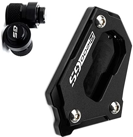ROXTAN Seitenständer Motorrad CNC Seitenständer Verlängerungsplatte Für BMW R1200GS LC K50 R1200GS Adventure LC K51 R 1200 GS Seitenständer Vergrößern (Color : Full Black)