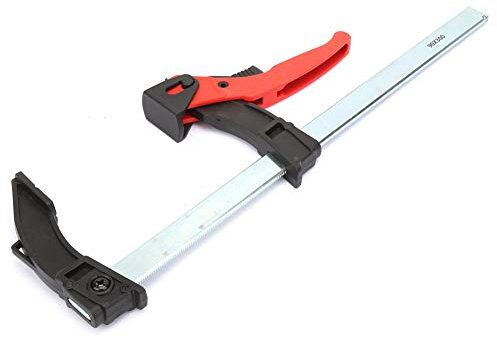 F Clamps for Woodworking, Woodworking Clip Bar F Clamp Grip Squeeze Wood Tool Style Bar F Clamp (90X300mm)