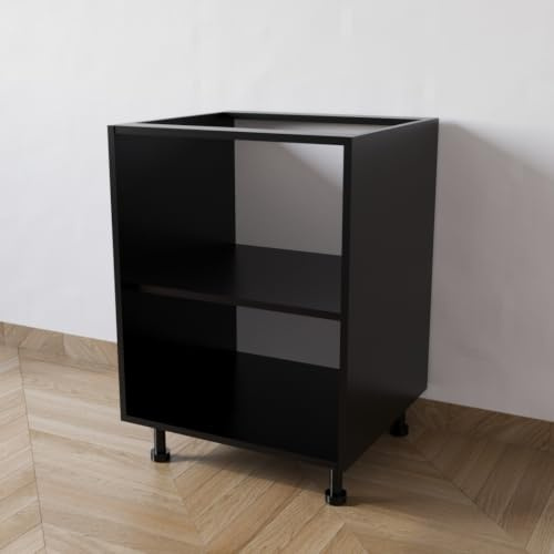 Calandrelli Base Cucina L 60 P 55,5 H 72 cm Nero Senza Ante