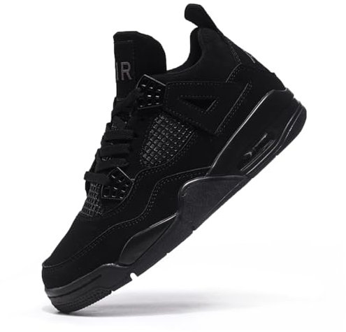 Herren Damen Basketballschuhe Mode Sport Air 4 Retro Sneaker Studenten Anti-Rutsch Jungen Mädchen mit Luftpolster Sportschuhe