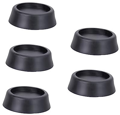 ANDRESLAD 5pcs Non-slip Washing Machine Sliders Dryer Pads Rubber Washer Floor Protector