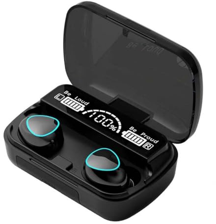 LUCKKY Ailsion Earbuds Bluetooth, M10 Bluetooth Kopfhörer, In Ear Kopfhörer Kabellos Bluetooth 5.3 mit LED Anzeige, Kabellose Kopfhörer ENC Lärmreduzierung Ohrhörer, Sport Wasserdicht Ohrhörer