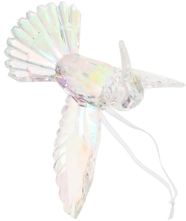 Abaodam Hängeornamente Acryl Sonnenfänger Transparent Schillernd Hängende Vogelfigur Dekoration Kinderzimmer Wohnzimmer Geschenk