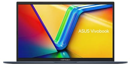 ASUS Vivobook 17 Ordinateur portable personnel, 2024, 17,3 1920 x 1080 IPS, Intel-6 Core i3-1215U, carte graphique Intel UHD, 8 Go DDR4, 512 Go SSD, Win11 Pro, Wi-Fi 6E, BT 5.1, caméra HD 720p, bleu