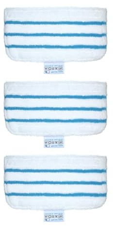 Tnfeeon Cleaner Pad Floor Washer Wipes Dust Cloth for FSM1610/1630 Steam Cleaner Mop Accessories (3 pcs)