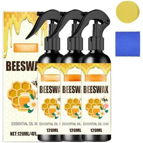 Natural Beeswax Spray Furniture Polish,Beeswax Spray Polish For Wood (3)