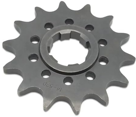 13T 14T 15T 520 Chain Motorcycle Front Sprocket Pinion Compatible With XR250 1982 1983 XR500 1979 1985 XR600 1985 1990 CB250 1980 1984 Models(14T)