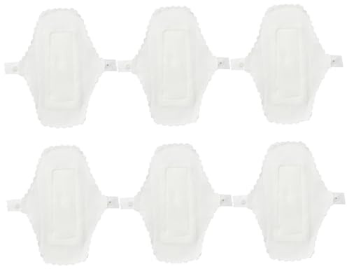 LABRIMP 6 pezzi Assorbenti Lavabili in Riutilizzabili con Fodera per Slip Donna Morbidi e Resistenti per Viaggi e Uso Quotidiano