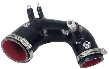 FMIHF500 Tubo Manicotto Collettore di Aspirazione in Silicone Compatibile Per Fiat 500 595 Abarth 1.4 Turbo Jet R 135-160 CV Turbina IHI Colore Nero