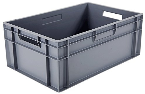 Bac gerbable - 600x400x240 mm 47L gris norme Europe - 5067086