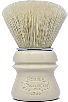 Semogue SOC Ivory Premium Bristle Shaving Brush, one Size, Estándar