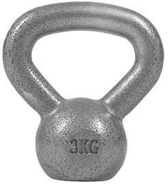 GORILLA SPORTS® Kettlebell - 2 bis 32 kg Gewichte, Einzeln / Set, Gusseisen, Bodenschonend, Silber oder Schwarz - Kugelhantel, Schwunghantel, Kugelgewicht, Rundgewicht, Krafttraining