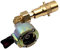 Adattatore a clip per bombola del gas da 27 mm con presa a baionetta UK per ricarica GPL