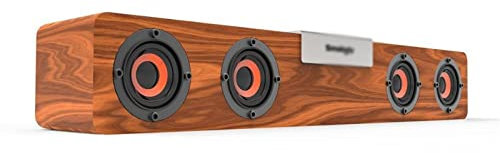 cassa bluetooth Altoparlanti portatili Wireless Bluetooth-Compatibile con Desktop Elevatori in legno Musica Soundbar Support Tf. Carta Aux. Vivavoce for TV. casse per pc