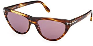 Tom Ford Damen-Sonnenbrille FT 0990 Amber-02 Original italienische Garantie, 55y
