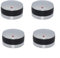 4PCS Gas Stove Knobs, Barbecue Gas Stove Switch Knob, Round Grill Control Knobs Replacement Fits BBQ Gas Grills for Oven Stove(50mm)