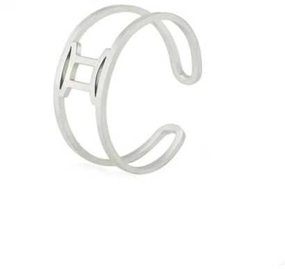 Gu Feng Frauen Sternzeichen Ringe Edelstahl 12 Sternbild Offener Ring Widder Löwe Jungfrau Zwillinge Waage Fische Stier Geburtstagsgeschenk