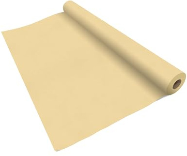 VelaHub Airlaid Tischdeckenrolle 1,2m x 24m, Hochwertige, Stoffähnlich, Einweg, Creme