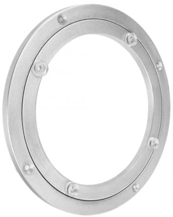 NAMOARLY Drehtellersockel Aus Aluminiumlegierung Für Haushalt Professioneller Lazy Susan-gelenksockel Runder Drehplattenhalter Zubehör Für Drehteller Für Restaurants Und Esstische