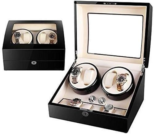 NTALJC Automatic Watch Winder, mechanischer Shaker Drehen Wickelbox Haushaltsbox Aufbewahrungsbox Mode
