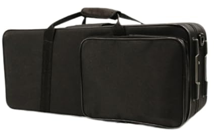 F Fityle Trompeten -Rucksack -Trompete Tragetasche rechteckige Schutzkoffer mit Noten -Tasche mit dem Tragengriff