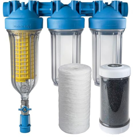 HYDRA BIG TRIO Rainmaster 1 LA Filtre à eau de pluie Filtre à eau de fontaine Filtre à eau domestique Chlore
