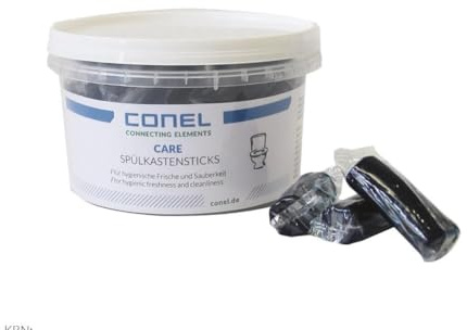 CONEL CARE Spülkastenstick für Geberit Duofresh Einwurfschacht 20 Stk. pro Dose | CARESTICK