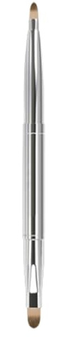 Läppborste för läppstift – infällbara läppborstar | läppstift ögonbrynsapplikator | bärbar borste med lock | kvinnor flickor flickvän kosmetiskt verktyg resa skönhetssats professionell precision