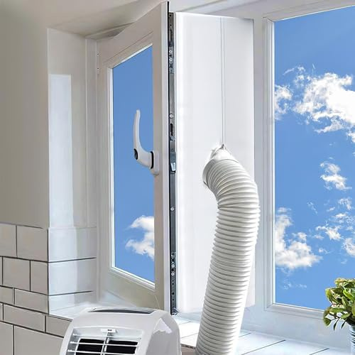 Kit de Joint pour Climatiseur, Film d'isolation thermique à découper, Calfeutrage pour Fenêtre AC, Pour Maison, Camping-car, Sous-sol : Isolation Phonique, Réduction du Bruit,