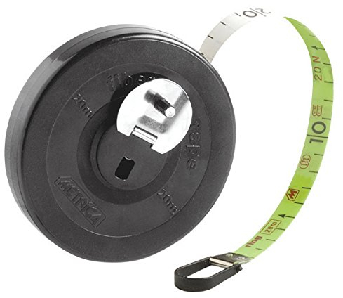 Metrica 40017 - Nastro in fibra di vetro, larghezza 16 mm, lunghezza 20 m