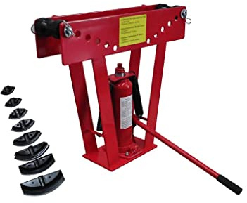 vidaXL Cintreuse de Tuyaux Hydraulique 8 Matrices 16 Tonnes Outil de Cintrage