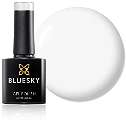 UV-/LED-Gelnagellack von Bluesky, Studio-weiß, 10 ml