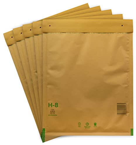 400 Versandtaschen Luftpolsterumschläge 290 x 370mm DIN B4 Luftpolsterversandtaschen Luftpolstertaschen Gr. H/8 H8 braun Umschläge haftklebend gepolstert Polsterumschlag Taschen