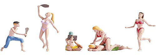 Noch - 15842 - Modélisme Ferroviaire - Baigneurs - 6 Figurines, petit, Blanc