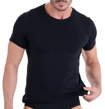 Navigare 570 (Pacco Da 3), Maglietta intima Uomo, Multicolore (Grigio/ Nero/ Navi), L confezione da 3