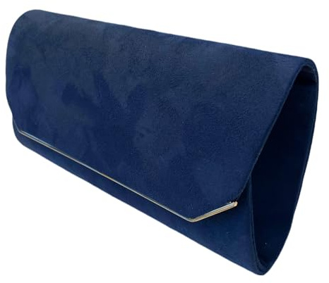 LeahWard Women's Faux Suede Wedding Clutch Bag, Clutch Bag For Prom,