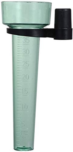 skycabin Plastic Rain Gauge Outdoor with Holder to Monitor Rainfall Levels with Large Numbers Easy Read,Professional Rain Measure Guage for Yards, Garden, Lawn, Farm and Planters