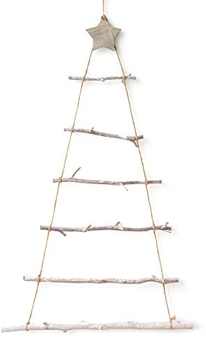 Árbol de Navidad estilo nórdico de bricolaje de madera artificial geneic, adornos para niños, decoración para colgar en la pared para el hogar, regalos para Año Nuevo