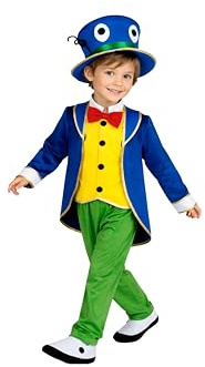 Pegasus COSTUME GRILLO DI PINOCCHIO VESTITO FAVOLA DI PINOCCHIO CARNEVALE (5° 5-6 anni)