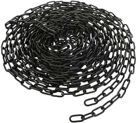 YAYODS 10 Metres Heavy Duty Galvanized Steel Welded Chain, 3MM Lift for Fence Gate, Garage Doors, Swing and Bicycle Security Lock