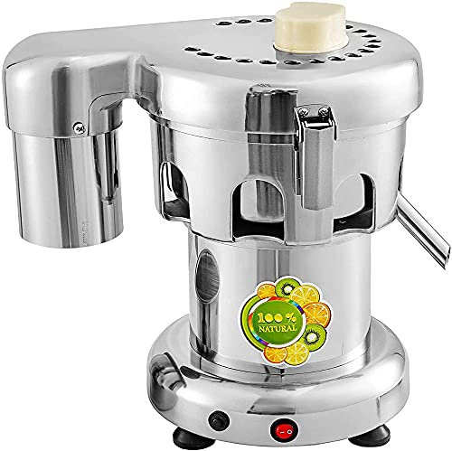 GLJTUO Estrattore di Succo Commerciale da 370 W per Impieghi Gravosi, Macchine per Spremiagrumi per Frutta E Verdura, Estrattore di Spremiagrumi Centrifugo 2800 Giri/Min, Ce Fcc