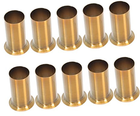 CANIGHT 10 Stück Kronleuchter-sockelabdeckungen 30 X 80 Mm Eisenlampenrohr Für Hängelampen-bördelhülsen